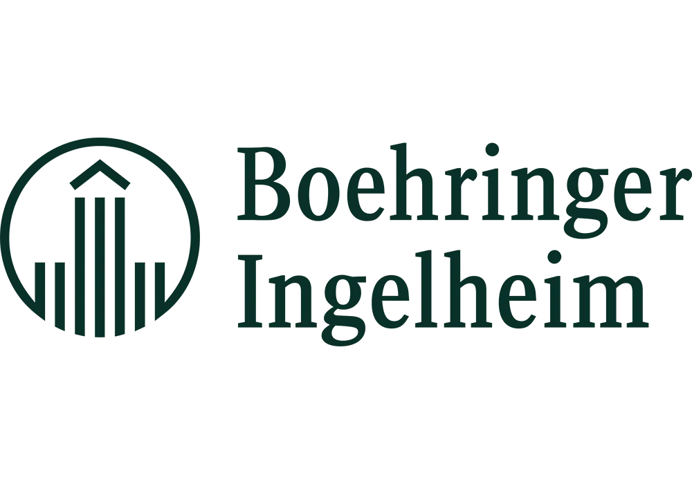 Logo von Boehringer Ingelheim in grünem Design