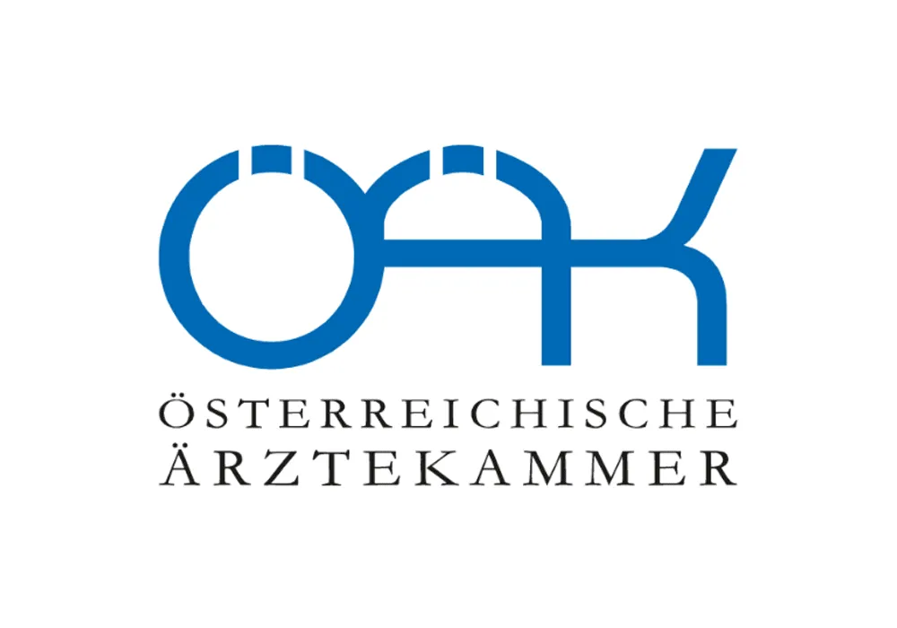 Logo der Österreichischen Ärztekammer in Blau