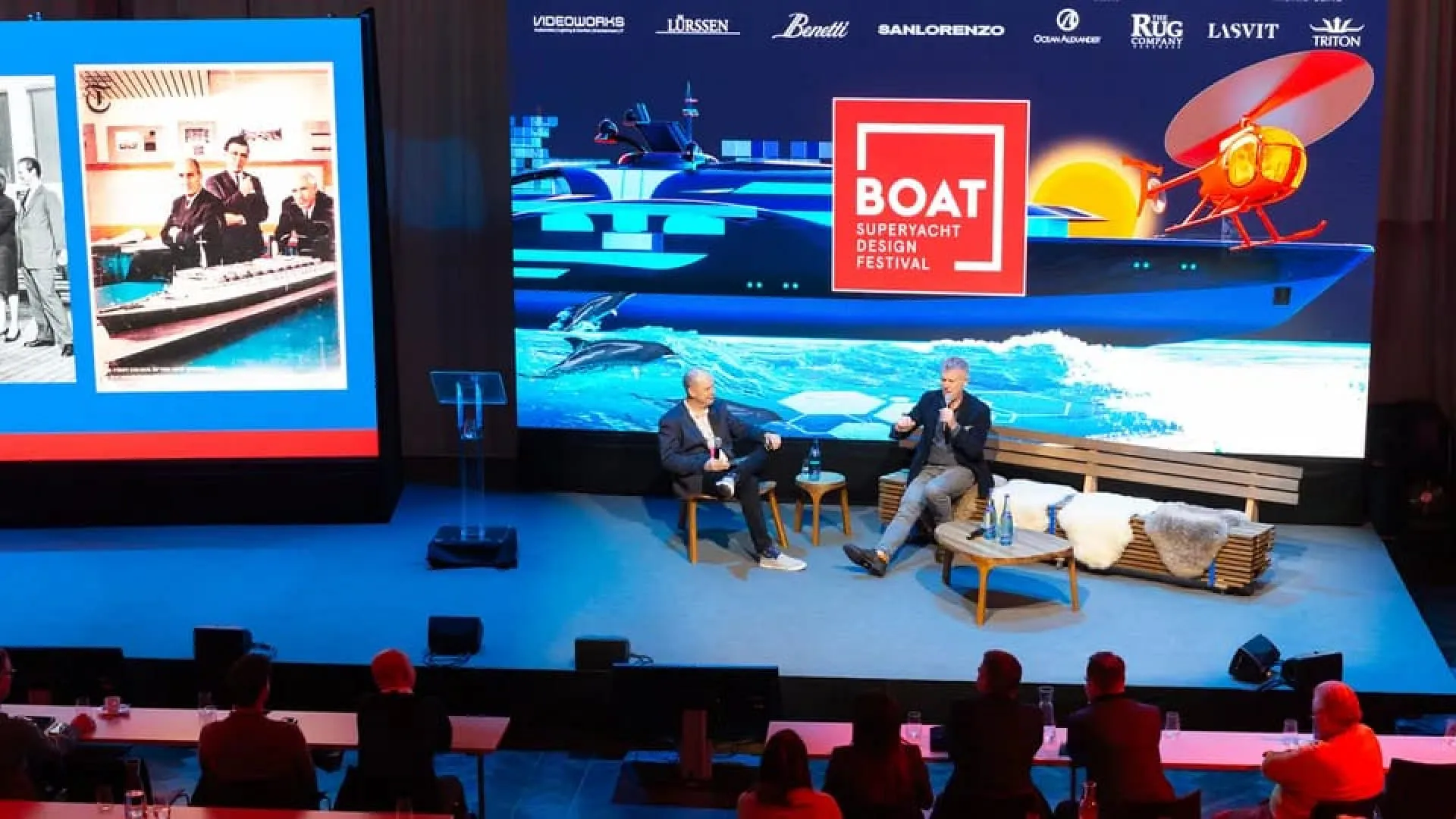 Podiumsdiskussion beim Boat Superyacht Festival